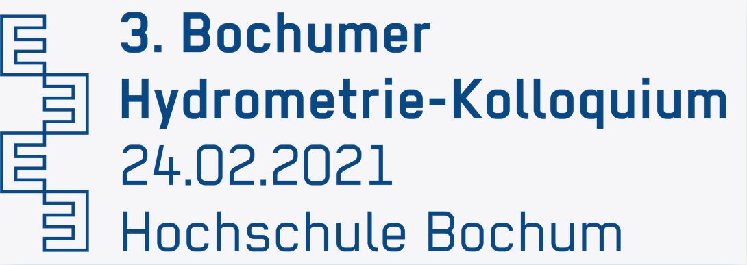 Logo-HydrometrieTagung20210224 Logo 3. Bochumer Hydrometrie Kolloquium