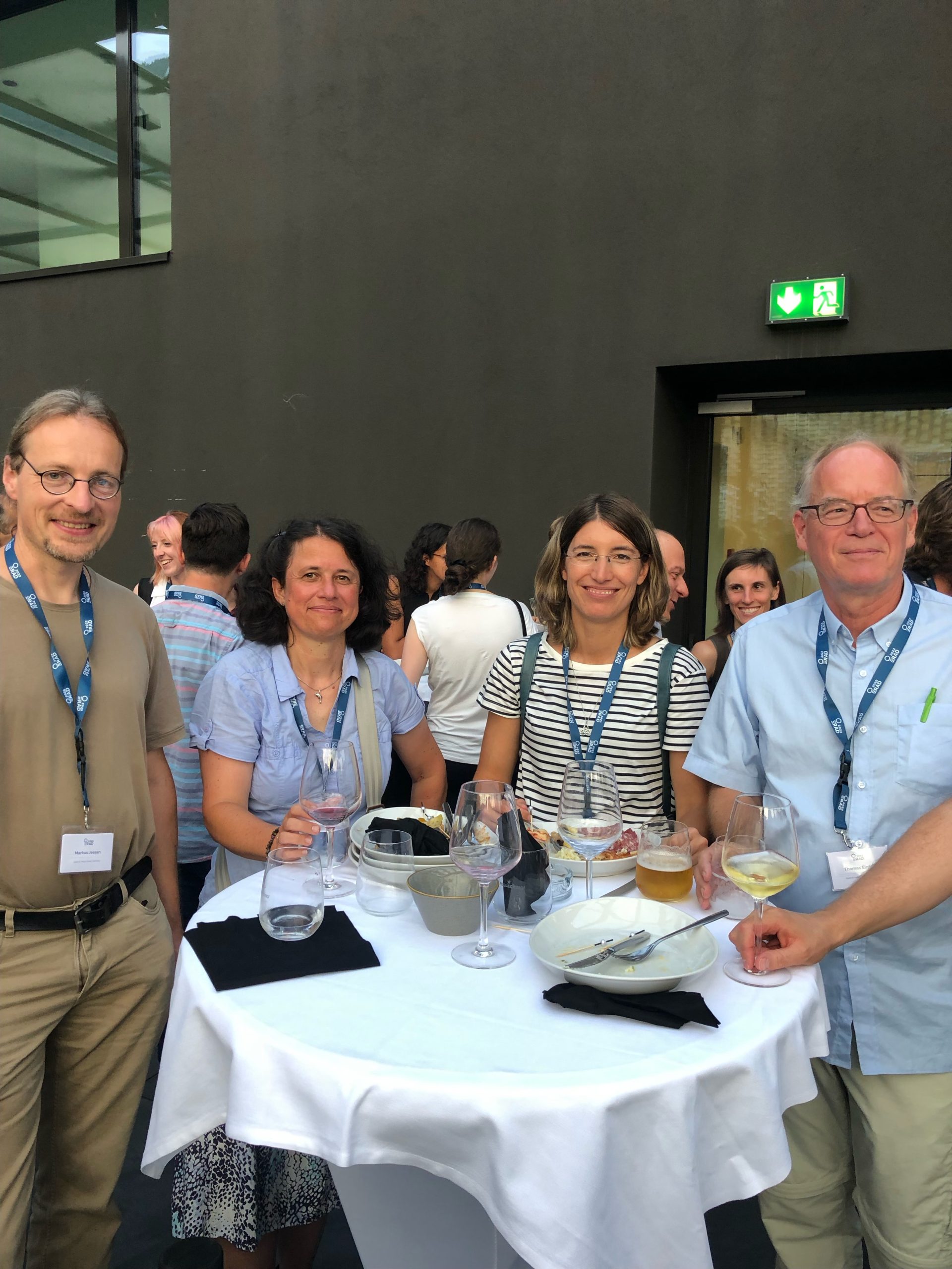 Markus Jessen, Claudia Fennig, Alrun Jasper-Tönnies und Thomas Einfalt at the ERAD 2022 in Locarno