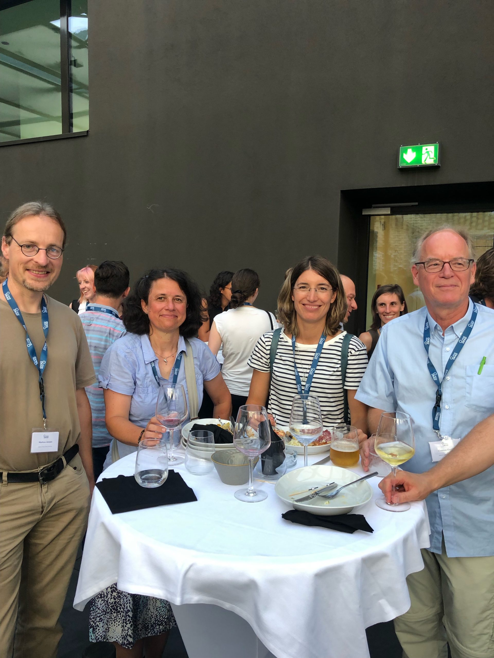 TagungsbildMJ-CF-AT-TE Markus Jessen, Claudia Fennig, Alrun Jasper-Tönnies und Thomas Einfalt at the ERAD 2022 in Locarno