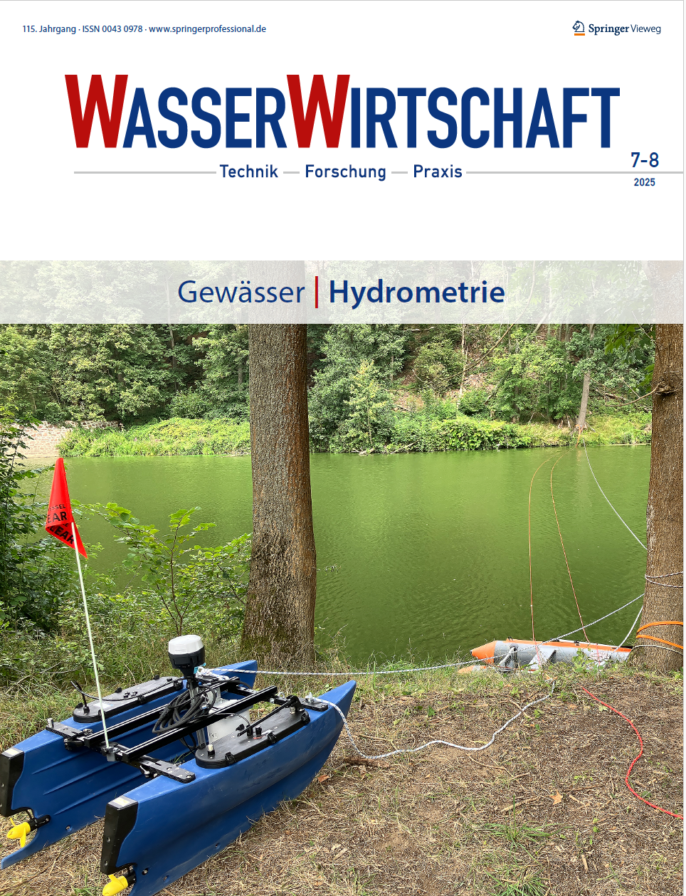 Titelbild Wasserwirtschaft 115 (2025) Heft 7-8
