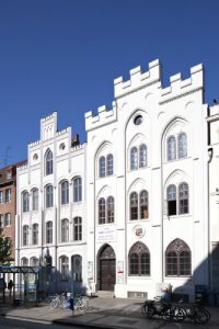 Technik Zentrum Lübeck Innenstadt Bürogebäude der hydro & meteo von außen